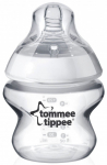 Lutipudel Tommee Tippee Closer To Nature, 150 ml, 0 kuud, l&auml;bipaistev v.
