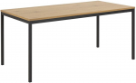 Laud Home4you Seaford 12259, tamm v./must v., 171 cm x 85 cm x 88.5 cm
