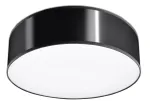 Valgusti plafoon Sollux Arena 35 SL.0121, E27, 2 x 60 W, must v. / must v.