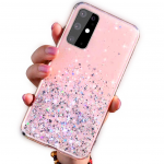 Telefoni &uuml;mbris Fusion Accessories Glue Glitter for Apple iPhone 13 Pro, Apple iPhone 13 Pro, roosa