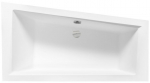 Vann, sisseehitatav Besco Intima Slim Right 150, 150 cm x 85 cm x 41.5 cm, as&uuml;mmeetriline, valge