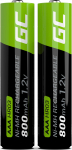 Laetav aku Green Cell GR08 HR03, AAA, 800 mAh, 2 tk