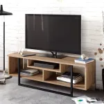 TV-laud Kalune Design Asal, must v./p&auml;hklipuu v., 119.4 cm x 35.2 cm x 40.2 cm
