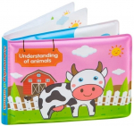 Raamat BabyOno Bocioland Squeaky Bath Book BL010, mitmev&auml;rviline