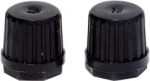 Klapi kork Weldtite Schrader Type Valve Caps BF08060, plastik, must, 2 tk