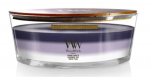 K&uuml;&uuml;nal, l&otilde;hna WoodWick Ellipse Trilogy Evening Luxe, 40 h, 453.6 g, Valge/Violetne