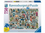 Pusle Ravensburger Athletic Fit, 80 cm x 60 cm, 750 tk, mitmev&auml;rviline