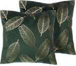 Dekoratiivne padi Beliani Freesia, roheline v., 45 cm x 45 cm, 2 tk