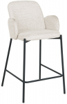 Baaritool Home4you Damen, matt, beež v., 50 cm x 52 cm x 95 cm