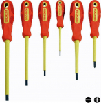 Kruvikeeraja komplekt Proxxon VDE PR22630, risti/lame, isoleeritud, 11 cm, 6 tk