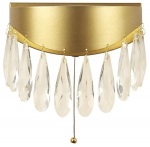 Valgusti seinale Searchlight Jewel 19211-2GO, LED, 4000 &deg;K, 1 x 5 W, kuldne v./l&auml;bipaistev v.