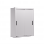 Riidekapp ADRK Modi, valge v./must v., 160 cm x 64 cm x 200 cm