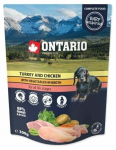 M&auml;rg koeratoit Ontario Vital Dogs Life, kanaliha/kalkun/k&ouml;&ouml;giviljad, 0.3 kg