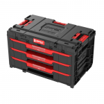T&ouml;&ouml;riistakast Qbrick System ONE Drawer 3, 58.7 cm x 38 cm x 34 cm, must v.