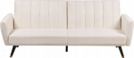 Diivanvoodi Beliani Vimmerby, helebeež, 80 x 212 cm x 90 cm