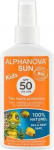 P&auml;ikesekaitsesprei keha jaoks/tooted n&auml;ole Alphanova Sun Kids SPF50, 125 ml