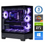 Statsionaarne arvuti Intop Ryzen 5 7500F, DDR5 16 GB, SSD+HDD 1 TB 2 TB, Nvidia GeForce RTX 5070Ti 16GB GDDR7, Windows 11