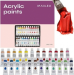 V&auml;rv akr&uuml;&uuml;l Maaleo 20363, 12 ml, 24 v&auml;rv., 24 tk