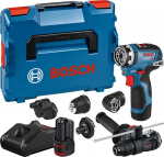 Akukruvikeeraja-trell koos akuga Bosch GSR 12V-35 FC, 12 V, 3 Ah