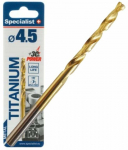 Metallist puur Specialist+ Titanium, metall/roostevaba teras/plast, hss m2, sirge, 4.5 mm x 8 cm