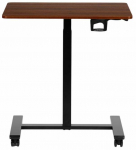 S&uuml;learvutilaud reguleeritava k&otilde;rgusega ModernHome, 48 cm x 70 cm, 71.5 - 112 cm, must v./pruun v.