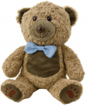 Pehme m&auml;nguasi karu Lean Toys, hele pruun v., 30 cm