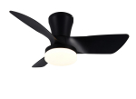 Laeventilaator koos lambiga RL Randers R64412132, 20 W, 1 tk, must v.