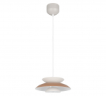 Valgusti rippuv Reality R36841965, E27, 1 x 40 W, valge v./helehall v.