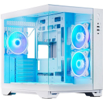 Arvuti korpus Chieftec Visio GM‑30W‑TG‑OP, valge v.