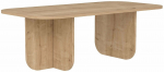 Kohvilaud Kalune Design Becaj, oak, 60 cm x 120 cm x 41.4 cm
