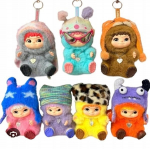 Pehme m&auml;nguasi, v&otilde;tmehoidja Wakuku Fuzzy Trendy Fun Party, (v&auml;rv/disain valitakse juhuslikult), 17 cm