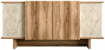 Konsoollaud Kalune Design Diana, p&auml;hklipuu v./travertine v., 40 cm x 180 cm x 81 cm