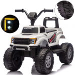 Laste elektriline ATV Milly Mally Ford F-150 Raptor, valge v.
