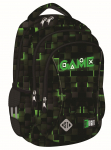 Kooli seljakott St. Right Game, must v./roheline v., 29 cm x 22 cm x 44 cm