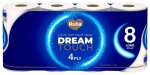 Tualettpaber Ruta Dream Touch, 4 kiht, 8 tk