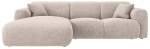 Nurgadiivan Cosmopolitan Design Nolio Haga 30, beige melange v., vasak, 170 x 260 cm x 72 cm