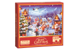 Advendikalender I-Play Merry Christmas, 50 cm x 70 cm, 1008 tk, mitmev&auml;rviline