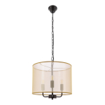 Valgusti lagi Candellux Lighting Pacifica 31-50045, E14, 3 x 40 W, kuldne v. / must v.