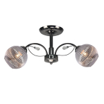 Valgusti lagi Candellux Lighting Cromat 32-51882, E27, 2 x 40 W, grafiit v. / grafiit v.