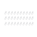 Kardinakonks Domoletti, 1.6 cm, l&auml;bipaistev v., 30 tk