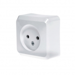 Pistikupesa Schneider Electric Prima WDE001000, ilma maanduseta, valge v.