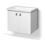 Vannitoakapp valamuga Riva Sense, valge v., 35 cm x 61.2 cm x 50 cm