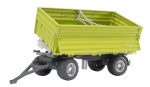 M&auml;nguhaagis Bruder Fliegl Three Way Dumper 02203, 1:16, roheline v.