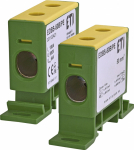 Jaotusklemmid ETI EDBS-50B/PE, 50 mm&sup2;, 150 A, kollane v./roheline v.