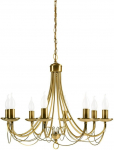 Valgusti rippuv Candellux Muza, E14, 8 x 8 W, pronks v.