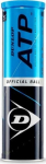 Tennisepallide komplekt Dunlop ATP, kollane v., 4 tk