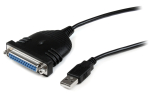 Adapter StarTech ICUSB1284D25 DB25 Female, USB, 1.8 m, must v.