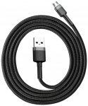 Juhe Baseus, Micro USB/USB A, 100 cm, must v.