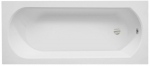 Vann, sisseehitatav Besco Intrica Slim 160, 160 cm x 75 cm x 41 cm, ristk&uuml;lik, valge v.