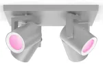 Nutivalgustus kohtvalgusti Philips Hue Argenta 915005762601, GU10, 4 x 5.7 W, alumiinium v. / alumiinium v.
